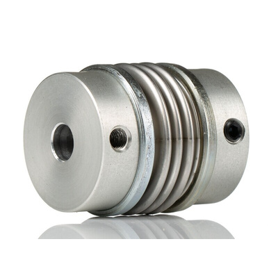 Huco Bellows Coupling, 34mm Outside Diameter, 8mm Bore, 40mm Length Coupler
