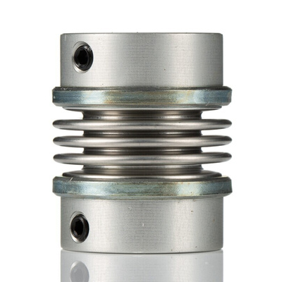 Huco Bellows Coupling, 34mm Outside Diameter, 10mm Bore, 40mm Length Coupler