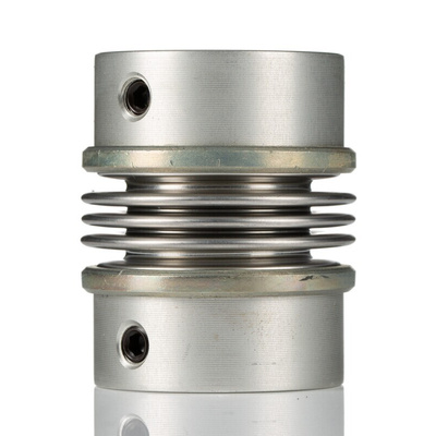 Huco Bellows Coupling, 41mm Outside Diameter, 20mm Bore, 49.7mm Length Coupler
