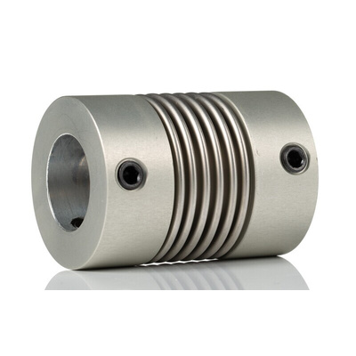 Huco Bellows Coupling, 45mm Outside Diameter, 25mm Bore, 19.5mm Length Coupler