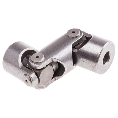 RS PRO Universal Joint, Double, Plain, Bore 10mm, 74mm Length