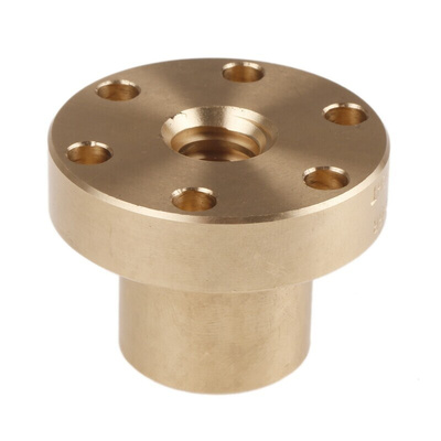 RS PRO Flanged Round Nut For Lead Screw, For Shaft Dia. 14mm