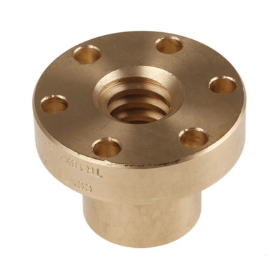 RS PRO Flanged Round Nut For Lead Screw, For Shaft Dia. 18mm