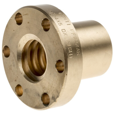 RS PRO Flanged Round Nut For Lead Screw, For Shaft Dia. 24mm