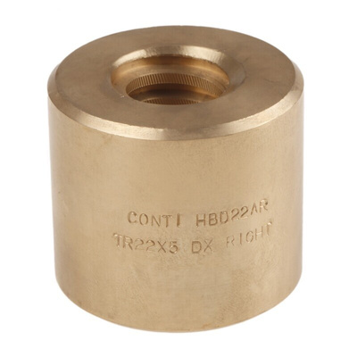 RS PRO Cylindrical Nut For Lead Screw, For Shaft Dia. 22mm