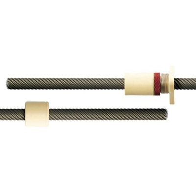 Igus Lead Screw, 6.35mm Shaft Diam. , 500mm Shaft Length