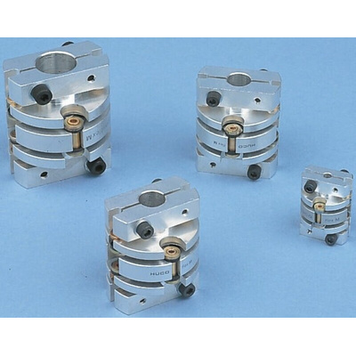 Huco Specialist Coupling, 19mm Outside Diameter, 3mm Bore, 34.5mm Length Coupler