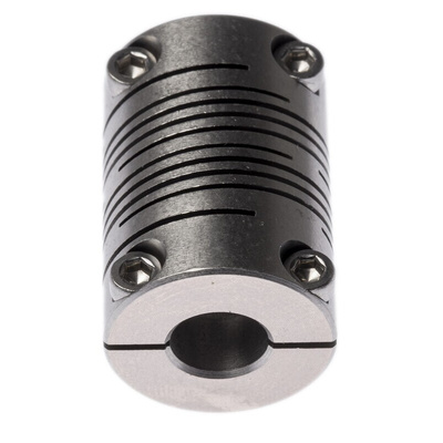 Huco Beam Coupling, 19mm Outside Diameter, 8mm Bore, 28mm Length Coupler