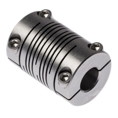 Huco Beam Coupling, 19mm Outside Diameter, 8mm Bore, 28mm Length Coupler