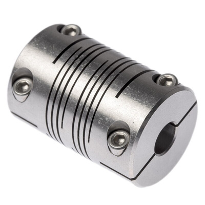 Huco Beam Coupling, 25mm Outside Diameter, 8mm Bore, 38.1mm Length Coupler
