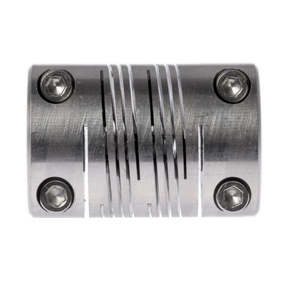 Huco Beam Coupling, 25mm Outside Diameter, 10mm Bore, 38.1mm Length Coupler