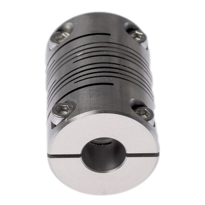 Huco Beam Coupling, 25mm Outside Diameter, 10mm Bore, 38.1mm Length Coupler