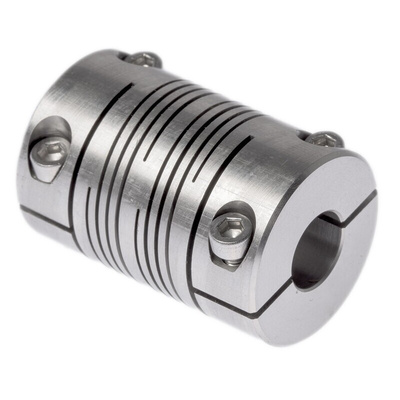 Huco Beam Coupling, 25mm Outside Diameter, 10mm Bore, 38.1mm Length Coupler