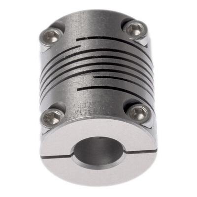 Huco Beam Coupling, 19mm Outside Diameter, 8mm Bore, 22.9mm Length Coupler