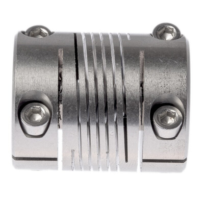 Huco Beam Coupling, 25mm Outside Diameter, 8mm Bore, 31.8mm Length Coupler