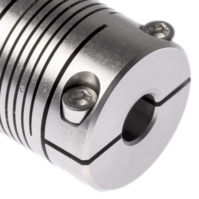 Huco Beam Coupling, 25mm Outside Diameter, 8mm Bore, 31.8mm Length Coupler
