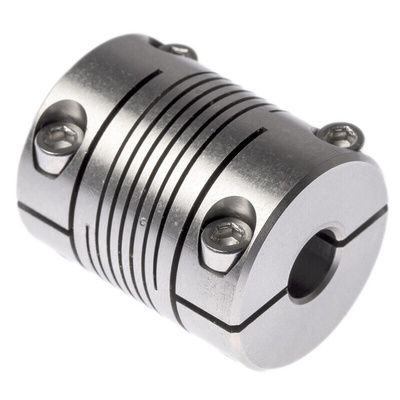 Huco Beam Coupling, 25mm Outside Diameter, 8mm Bore, 31.8mm Length Coupler