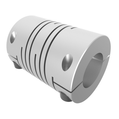 Huco Beam Coupling, 19mm Outside Diameter, 8mm Bore, 26.5mm Length Coupler