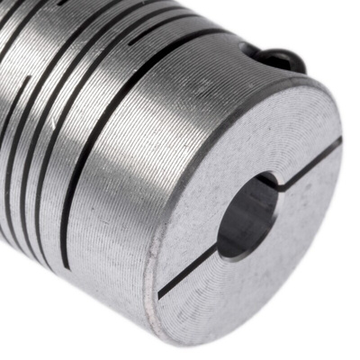 Huco Beam Coupling, 25mm Outside Diameter, 8mm Bore, 38.1mm Length Coupler