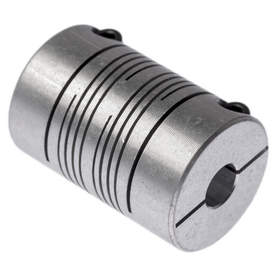 Huco Beam Coupling, 25mm Outside Diameter, 8mm Bore, 38.1mm Length Coupler