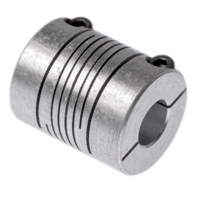 Huco Beam Coupling, 19mm Outside Diameter, 8mm Bore, 22.9mm Length Coupler