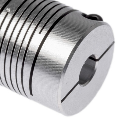 Huco Beam Coupling, 25mm Outside Diameter, 8mm Bore, 31.8mm Length Coupler