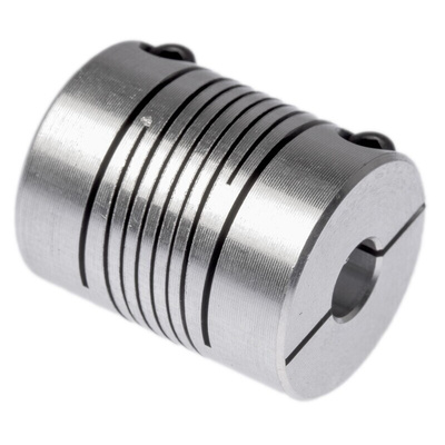 Huco Beam Coupling, 25mm Outside Diameter, 8mm Bore, 31.8mm Length Coupler
