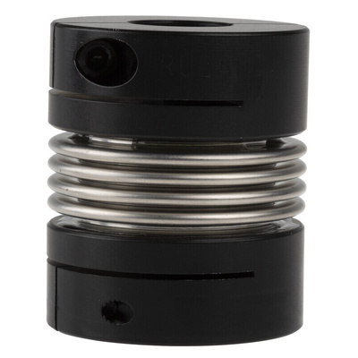Ruland Bellows Coupling, 51mm Outside Diameter, 20mm Bore, 58.7mm Length Coupler