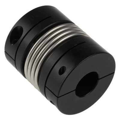 Ruland Bellows Coupling, 51mm Outside Diameter, 20mm Bore, 58.7mm Length Coupler