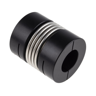 Ruland Bellows Coupling, 51mm Outside Diameter, 25mm Bore, 58.7mm Length Coupler