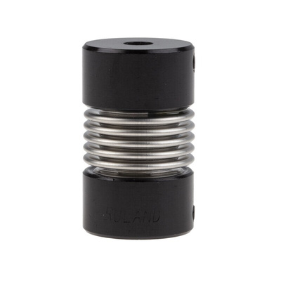Ruland Bellows Coupling, 19mm Outside Diameter, 5mm Bore, 30.2mm Length Coupler