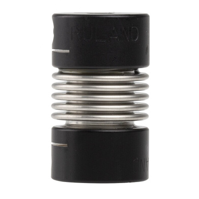 Ruland Bellows Coupling, 19mm Outside Diameter, 6mm Bore, 30.2mm Length Coupler