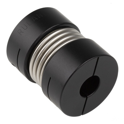 Ruland Bellows Coupling, 41.3mm Outside Diameter, 20mm Bore, 50.8mm Length Coupler