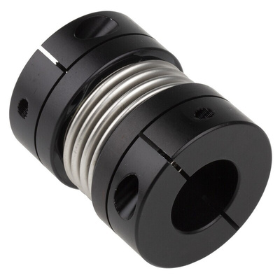 Ruland Bellows Coupling, 41.3mm Outside Diameter, 20mm Bore, 50.8mm Length Coupler