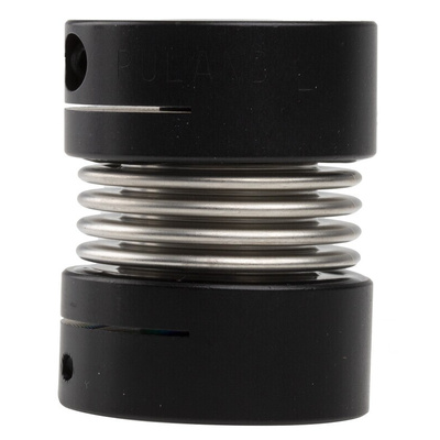 Ruland Bellows Coupling, 41.3mm Outside Diameter, 20mm Bore, 50.8mm Length Coupler