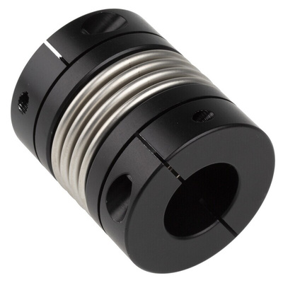Ruland Bellows Coupling, 51mm Outside Diameter, 25mm Bore, 58.7mm Length Coupler