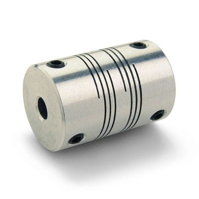 Ruland Beam Coupling, 19mm Outside Diameter, 5mm Bore, 31.8mm Length Coupler