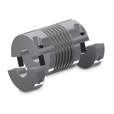 Huco Bellows Coupling, 82mm Outside Diameter, 35mm Bore, 102mm Length Coupler