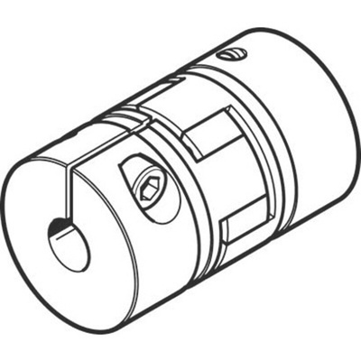 Festo Elastomer, 12mm Outside Diameter, 10mm Bore, 66mm Length Flexible Coupling