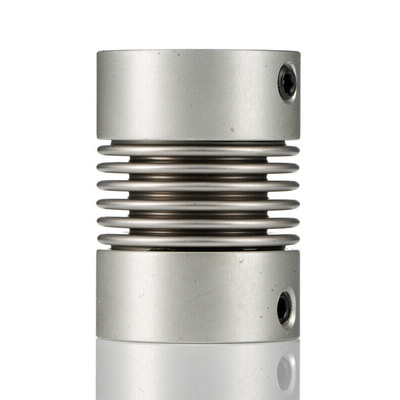 Huco Bellows Coupling, 45mm Outside Diameter, 16mm Bore, 19.5mm Length Coupler