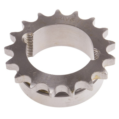 RS PRO 17 Tooth Taper Bush Sprocket 08B-1 Chain Type