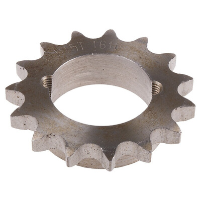RS PRO 15 Tooth Taper Bush Sprocket 12B-1 Chain Type