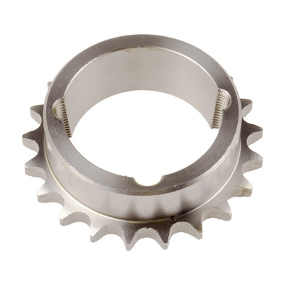 RS PRO 21 Tooth Taper Bush Sprocket 08B-1 Chain Type