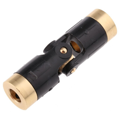 Huco Universal Joint 103.13.2222, Single, Plain, Bore 6 x 6mm, 46.2mm Length