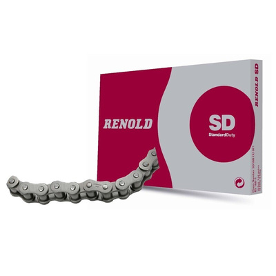 Renold 06B-1 Simplex Roller Chain, 5m, Renold SD (Red Box)