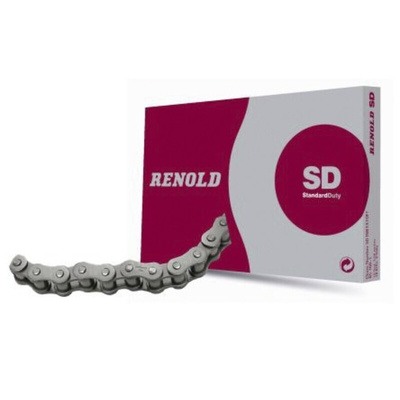 Renold 24B-1 Simplex Roller Chain, 2.5m, Renold SD (Red Box)