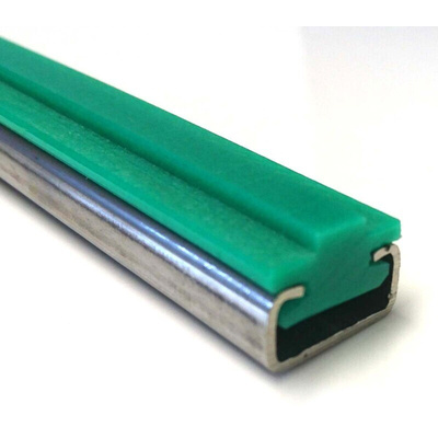 RS PRO Green GR1 profile 08B Chain Guide 2m x 20mm x 15mm