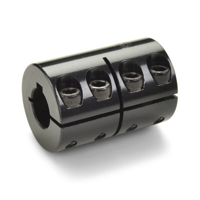 Ruland Shaft Coupling, 29mm Outside Diameter, 12mm Bore, 45mm Length Coupler