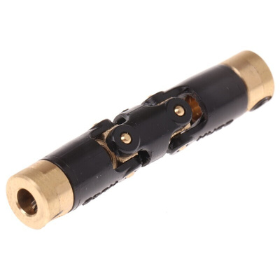 Huco Universal Joint 111.06.1414, Double, Plain, Bore 3 x 3mm, 35.3mm Length