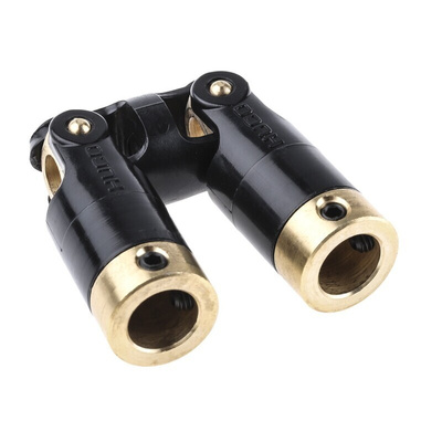 Huco Universal Joint 111.16.3232, Double, Plain, Bore 10 x 10mm, 89.8mm Length